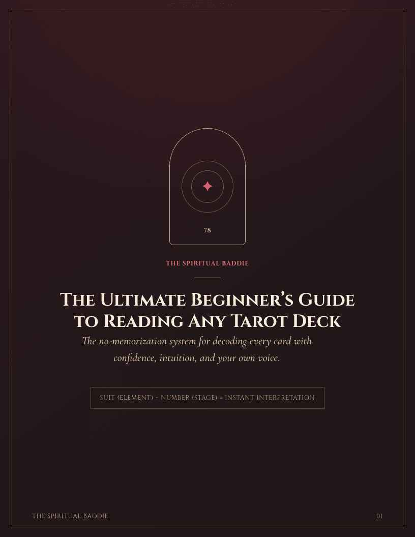 Cover of The Ultimate Beginner's Guide to Reading Any Tarot Deck